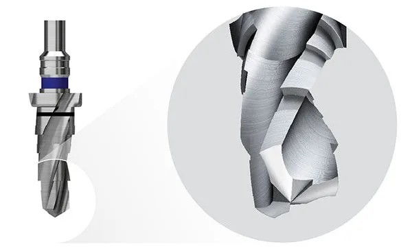 Excellent drilling power — Osstem Taper Drill vs conventional drill