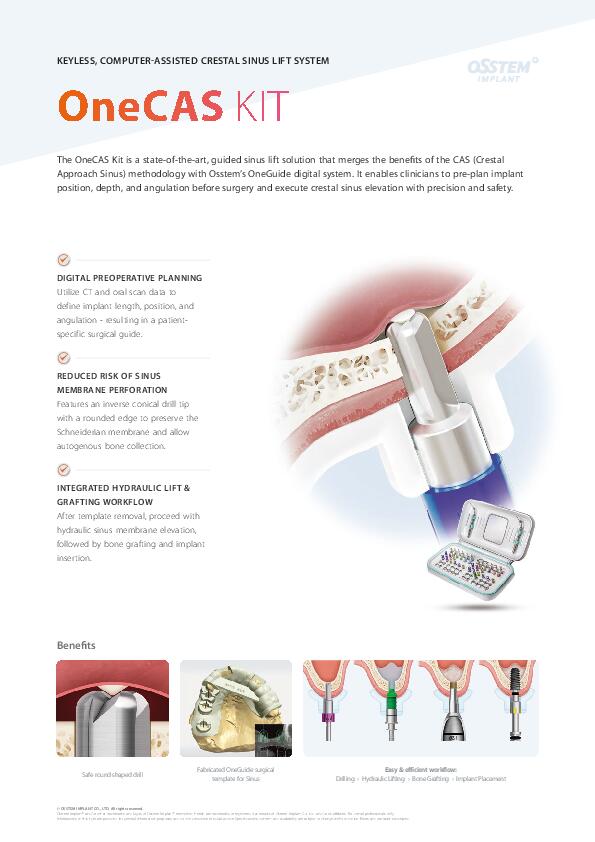 Flyer | OneCAS Kit | English
