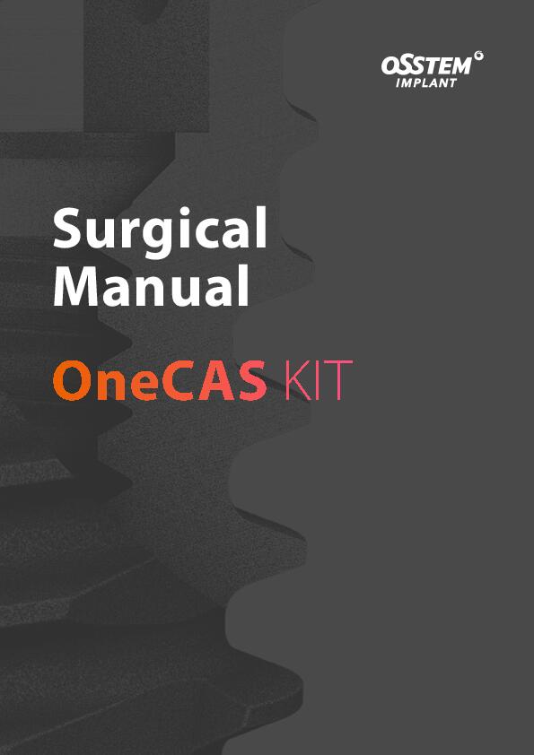 Surgical-Manual | OneCAS Kit | English