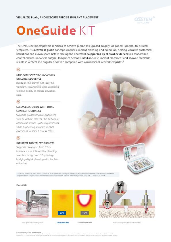 Flyer | OneGuide Kit | English