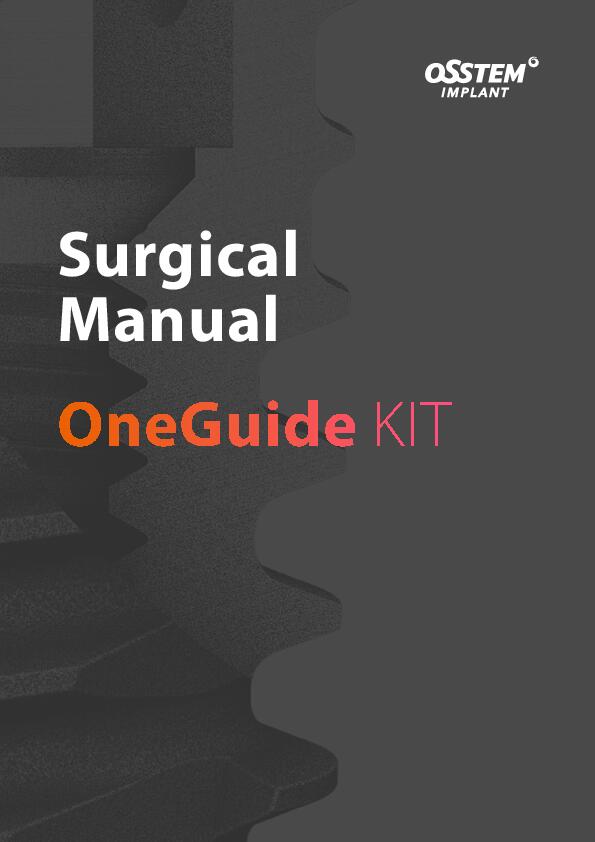 Surgical-Manual | OneGuide Kit | English